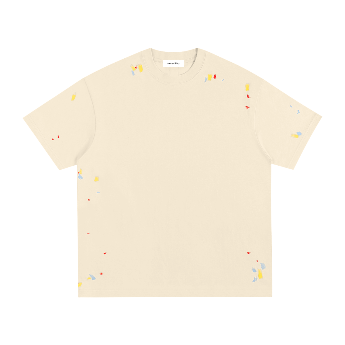 tranquillity. paint splatter tee