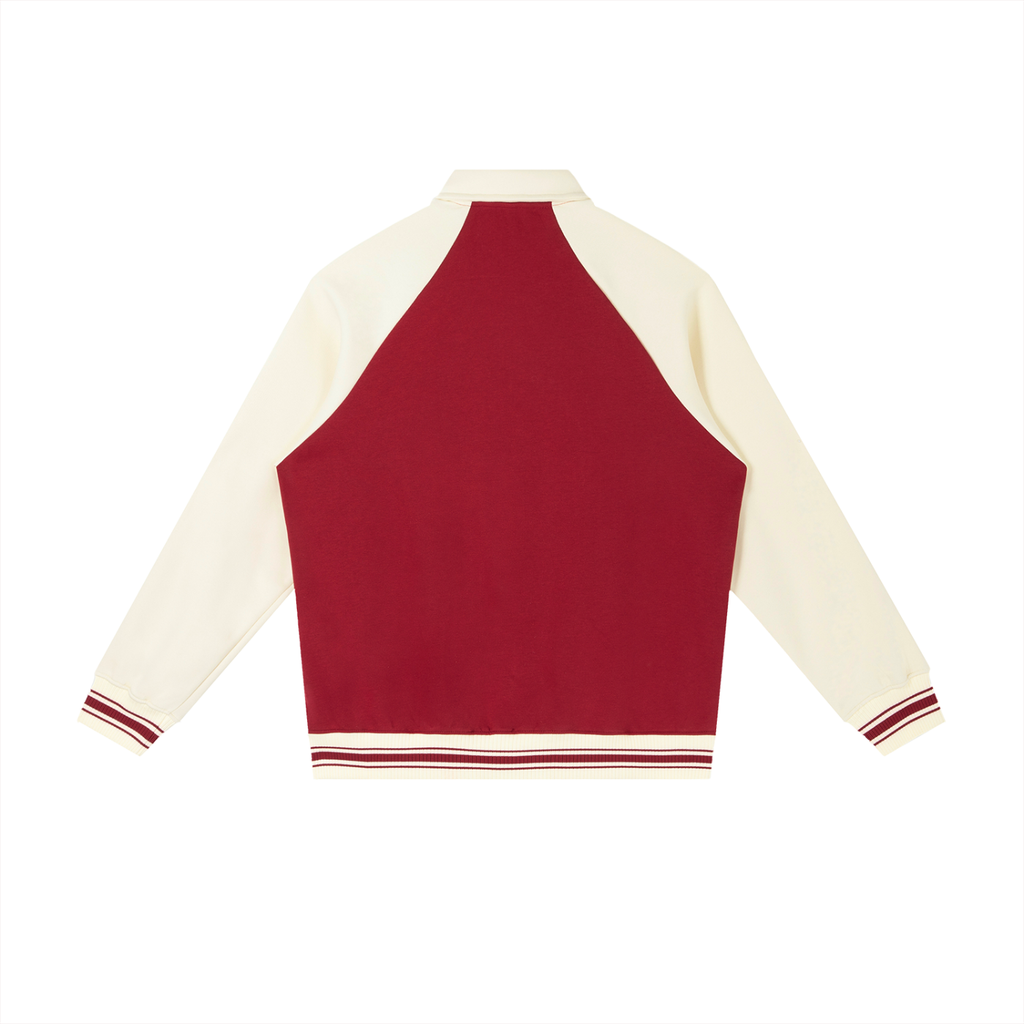 tranquillity. contrast baseball jacket