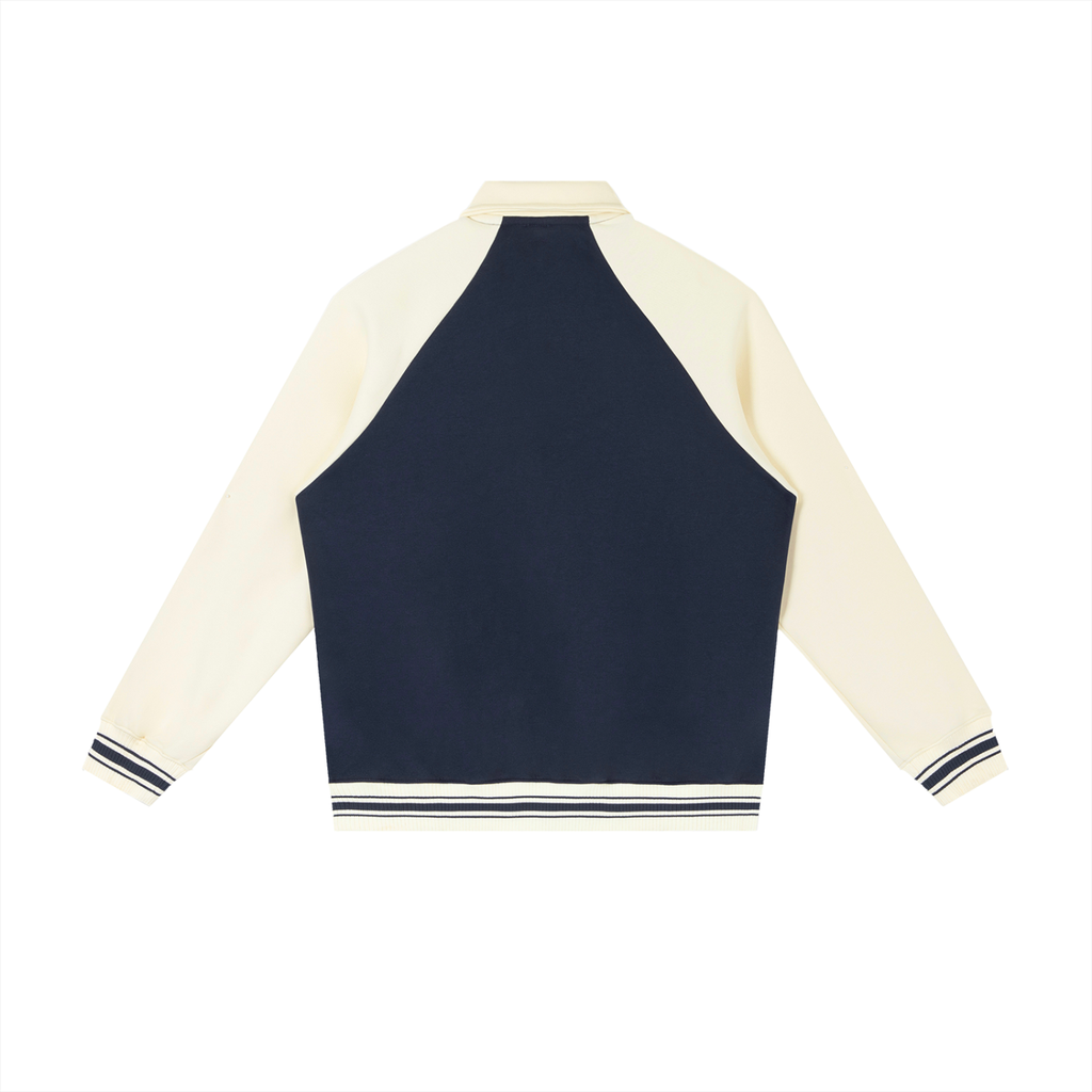 tranquillity. contrast baseball jacket