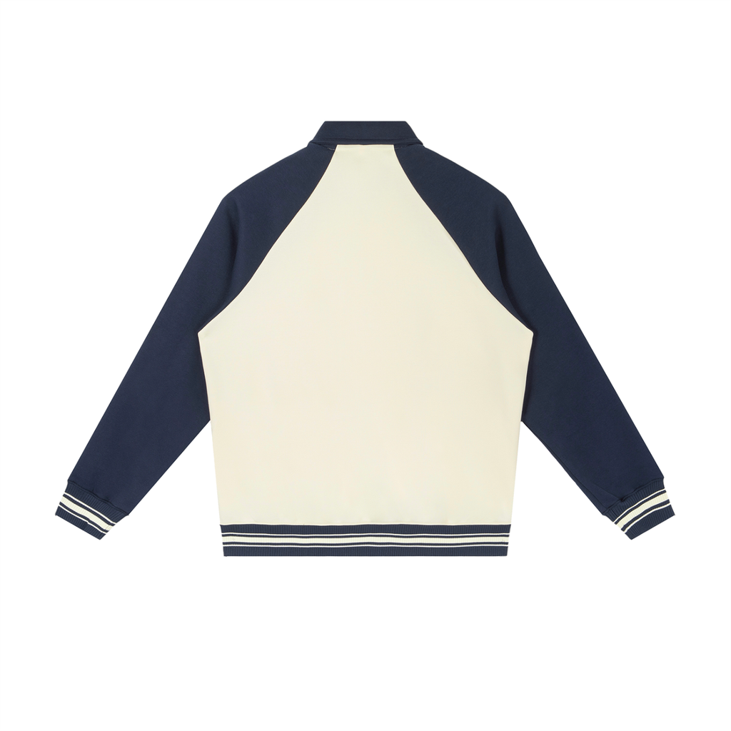 tranquillity. contrast baseball jacket