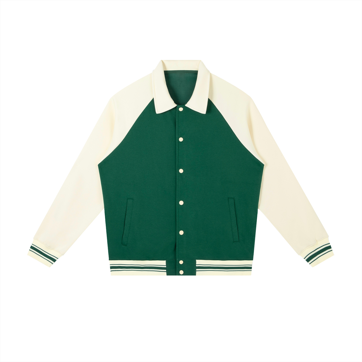 tranquillity. contrast baseball jacket