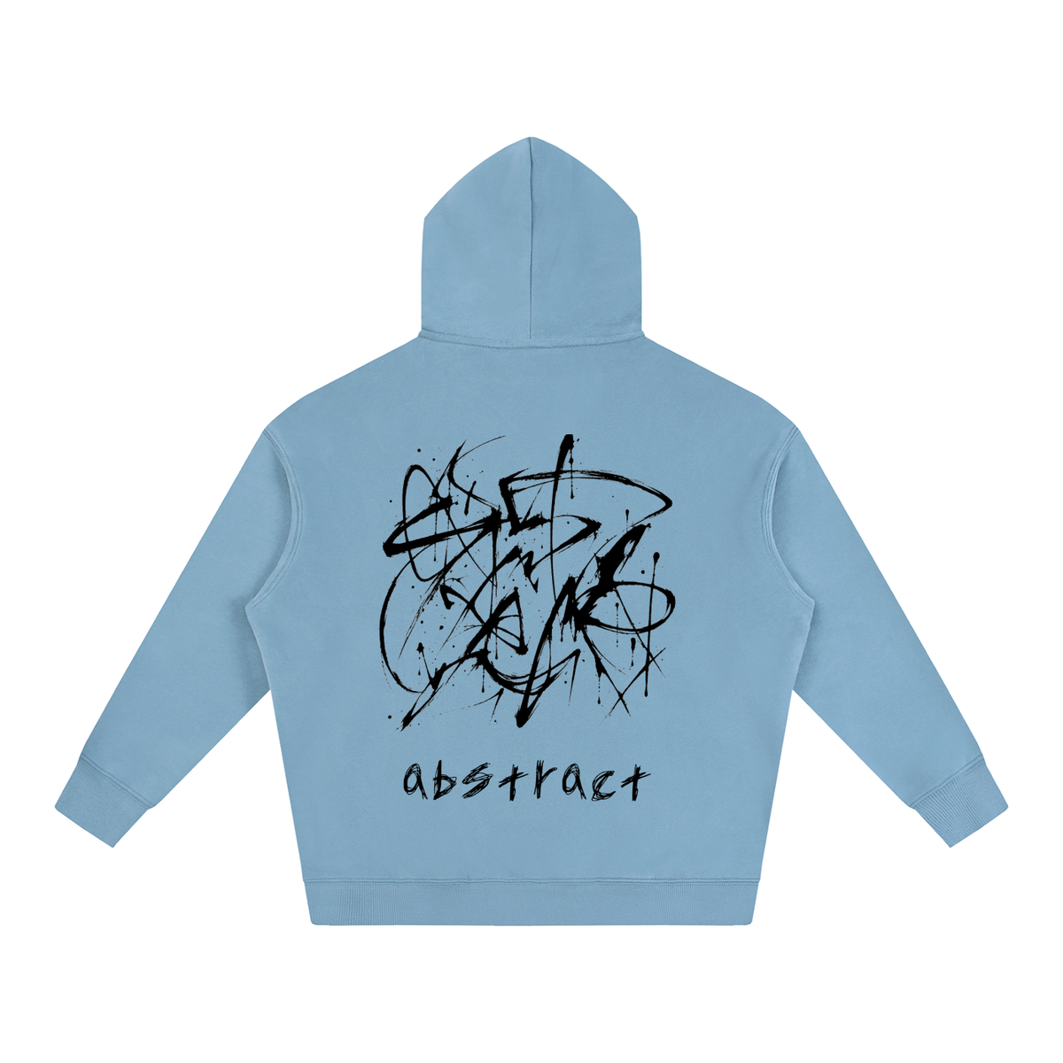 tranquillity. abstract hoodie