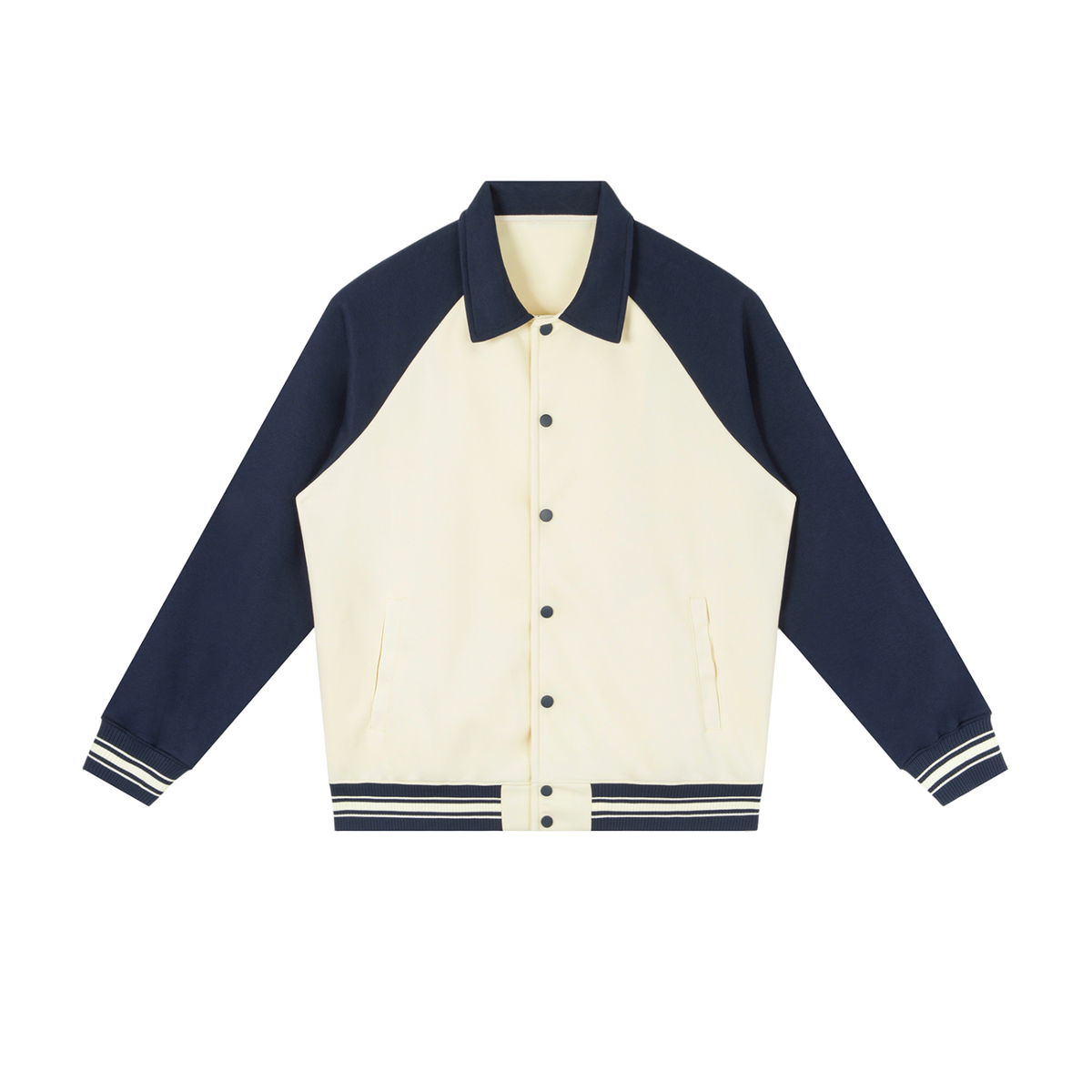 tranquillity. contrast baseball jacket