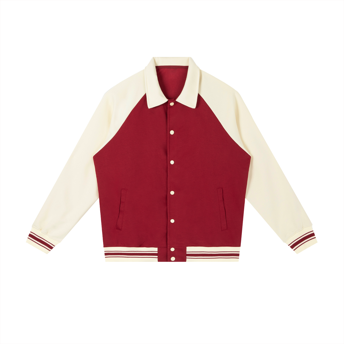 tranquillity. contrast baseball jacket