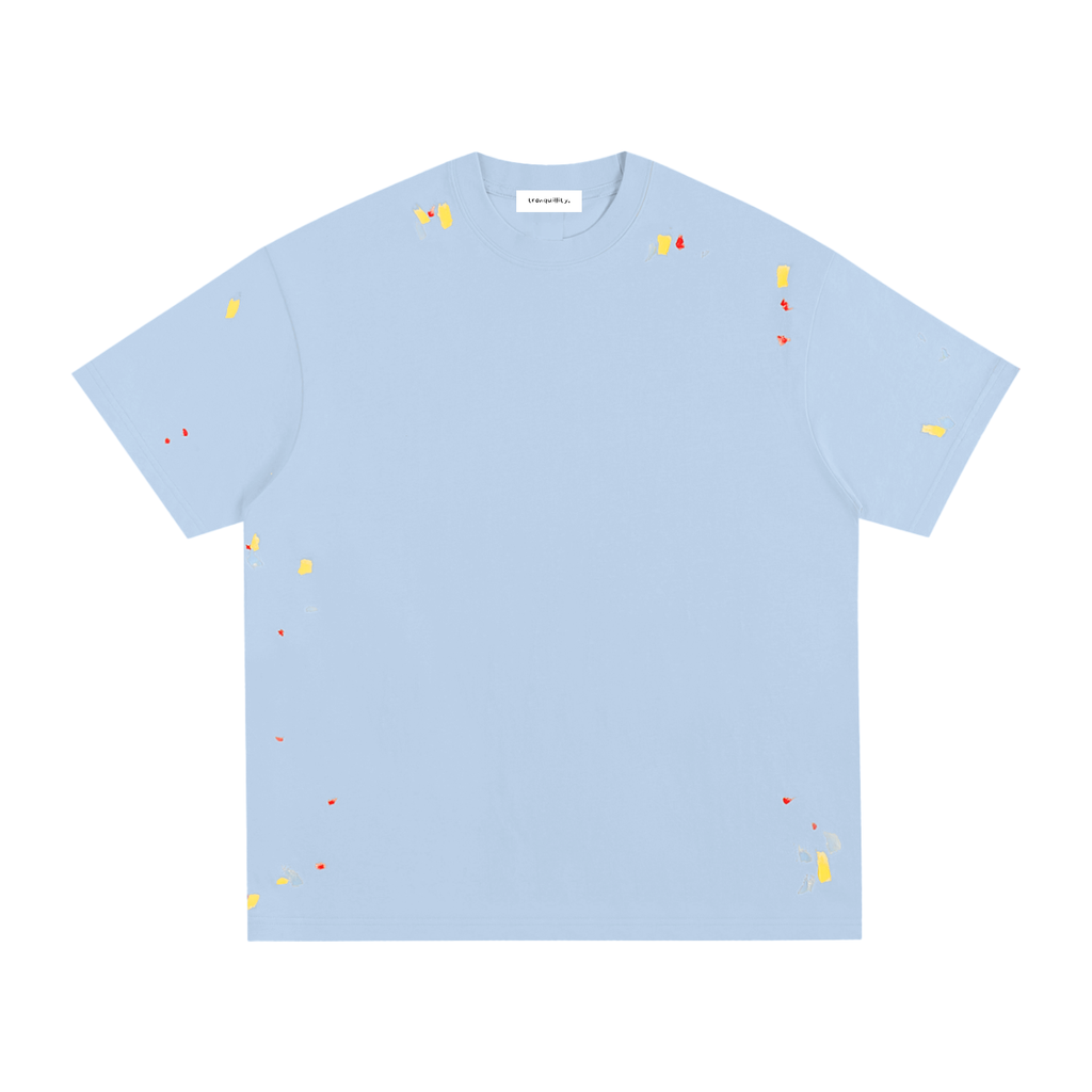 tranquillity. paint splatter tee