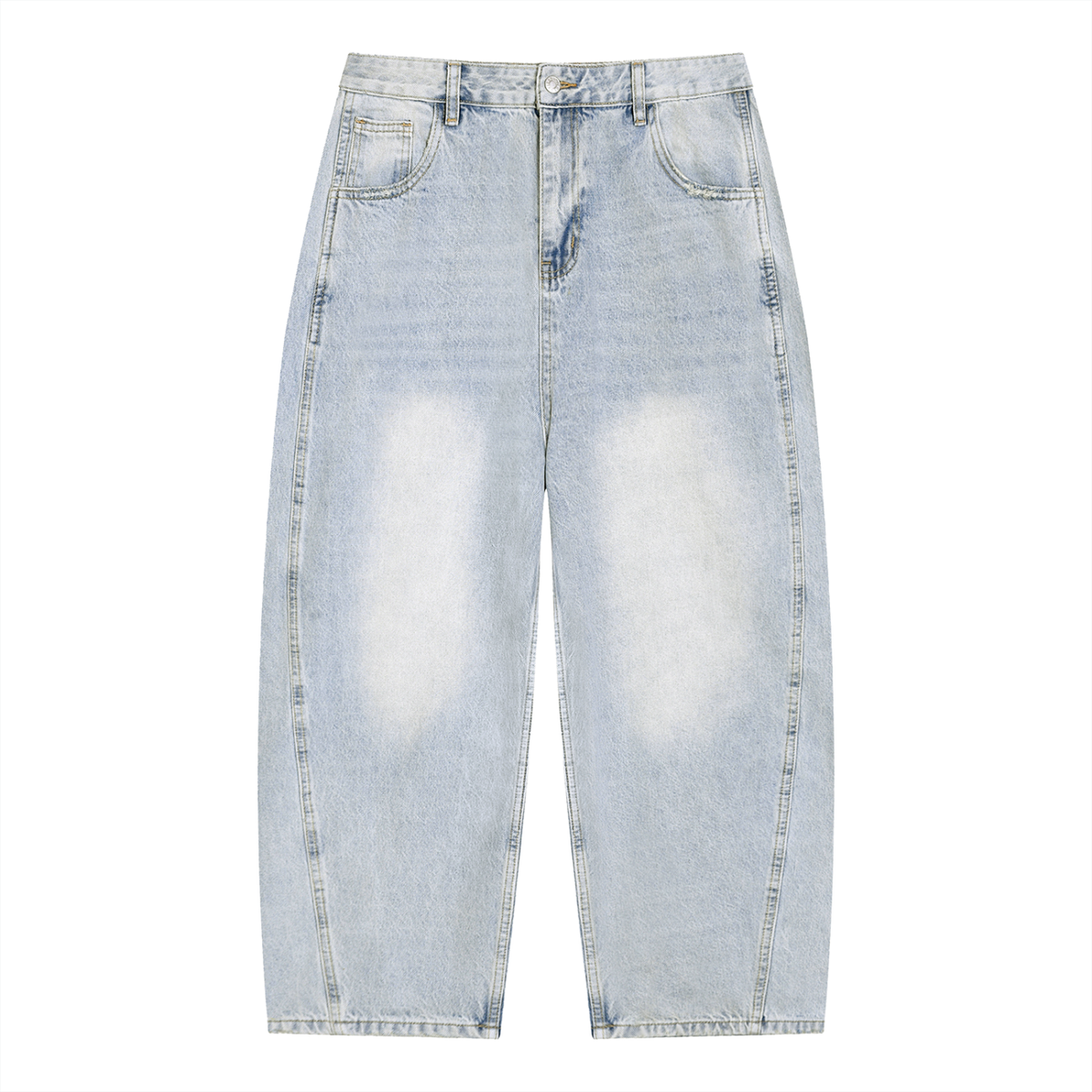 tranquillity. classic light blue jeans