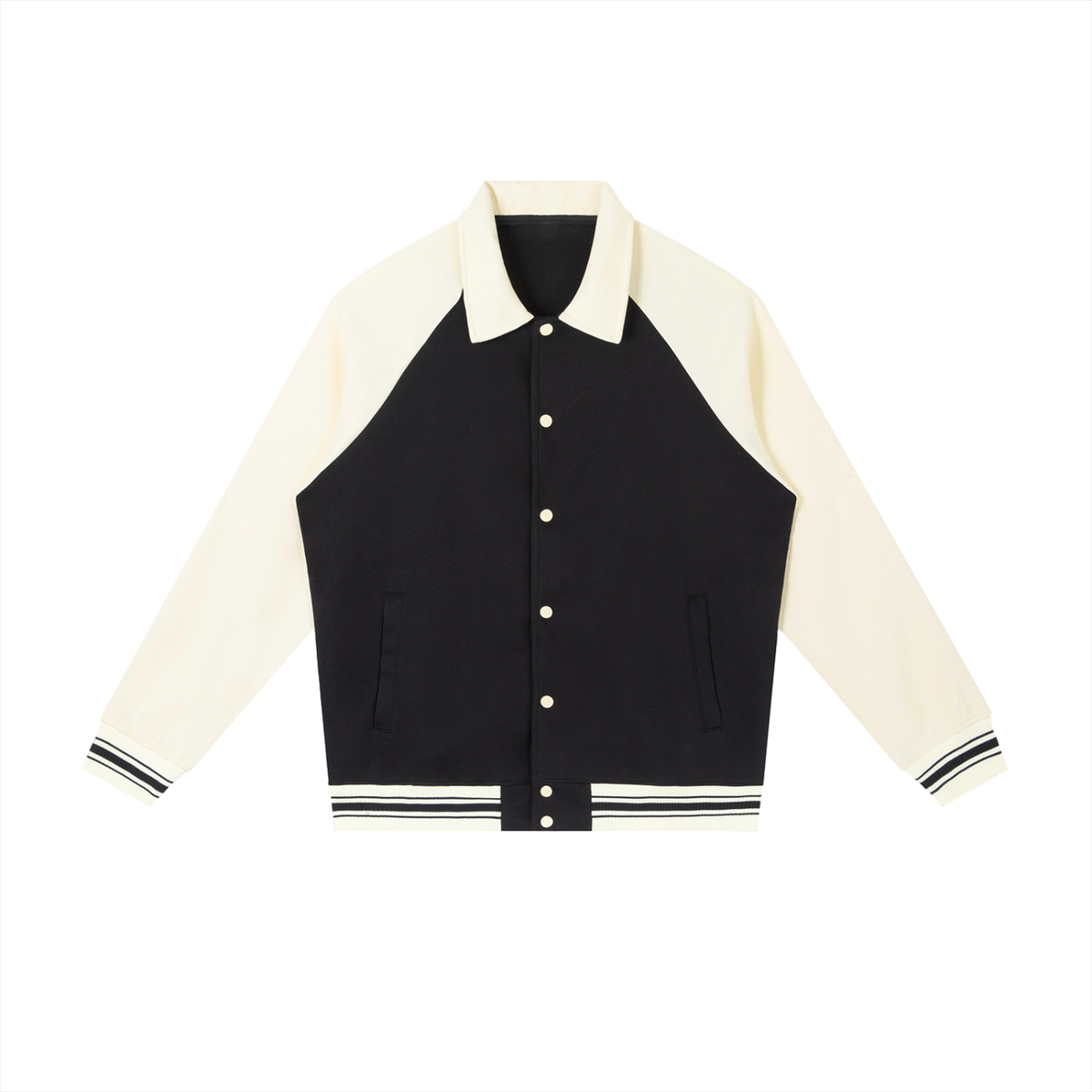 tranquillity. contrast baseball jacket