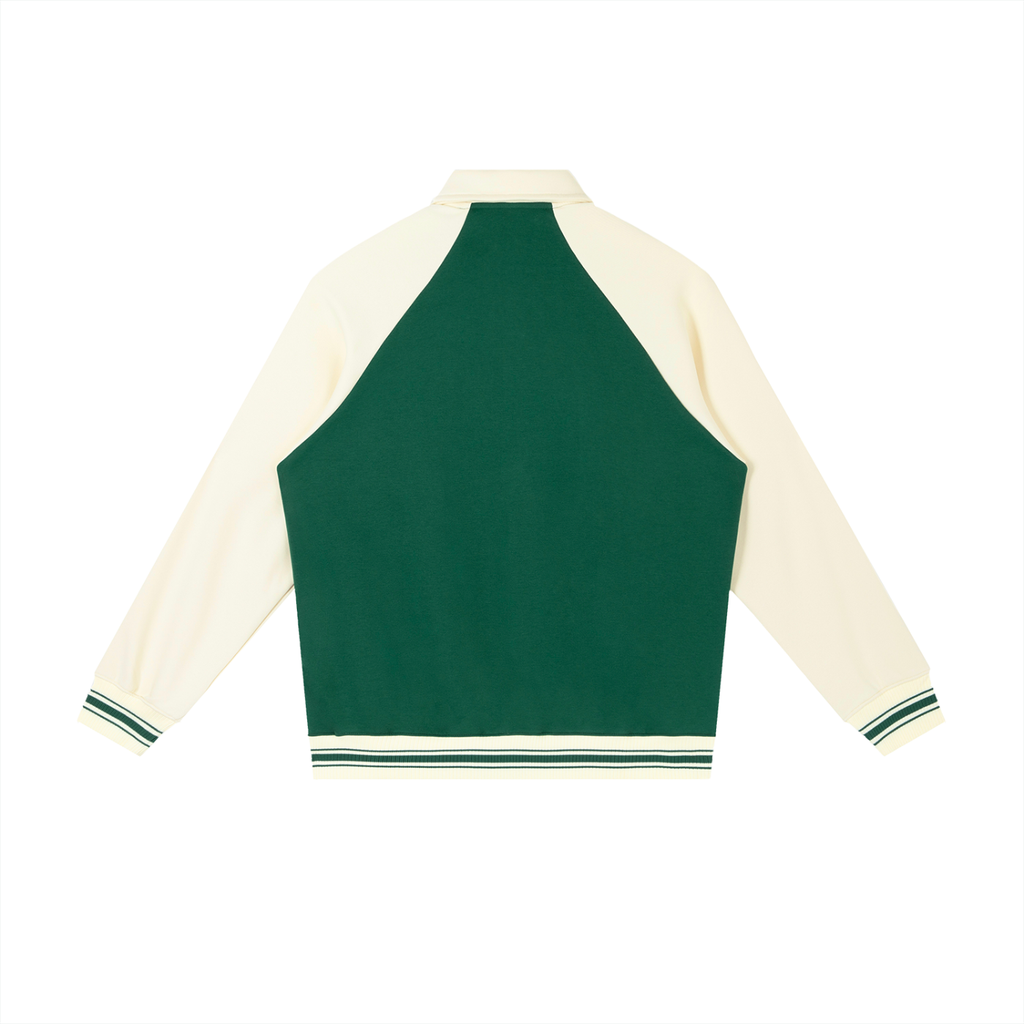 tranquillity. contrast baseball jacket