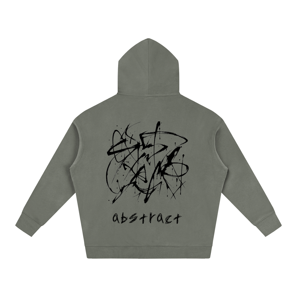 tranquillity. abstract hoodie
