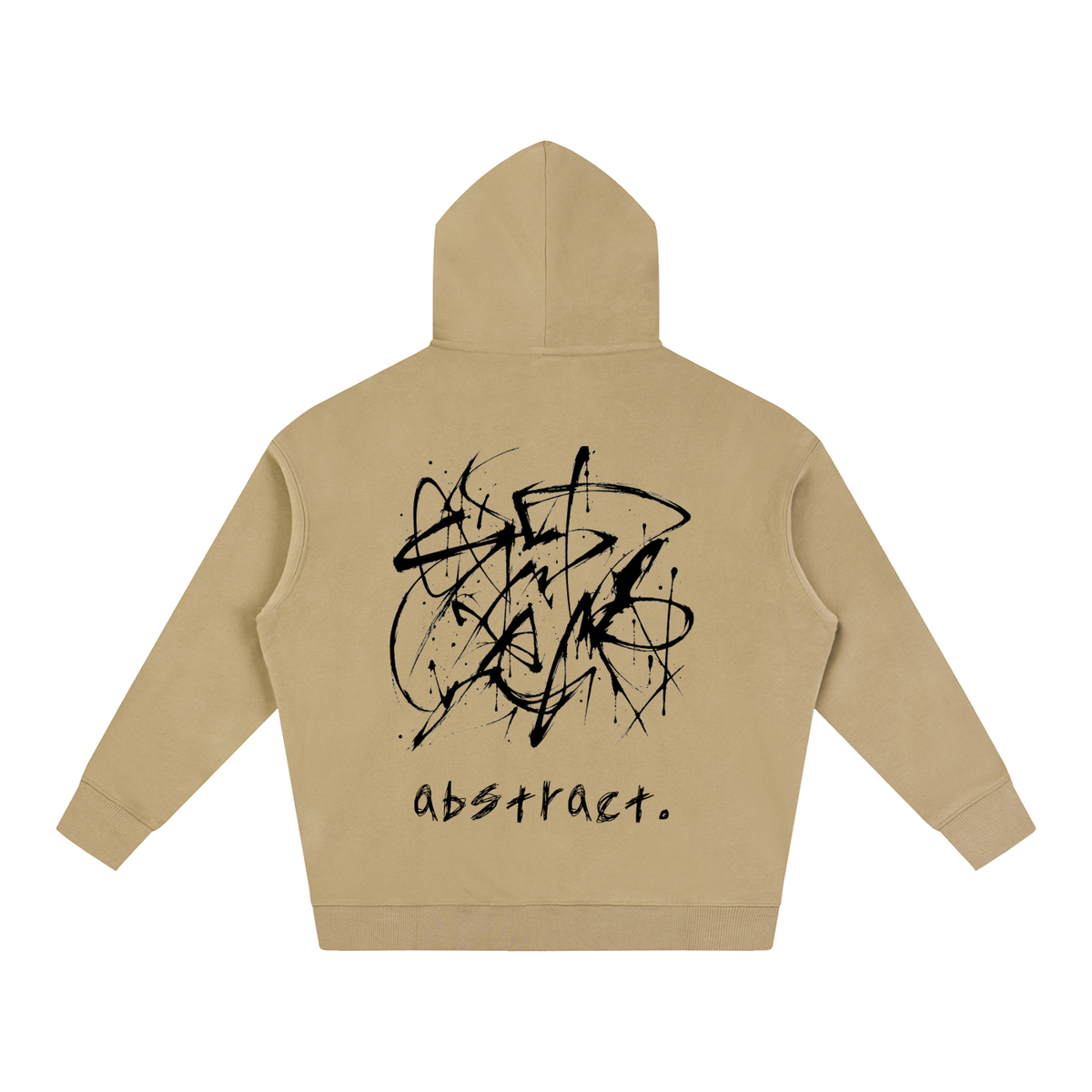 tranquillity. abstract hoodie