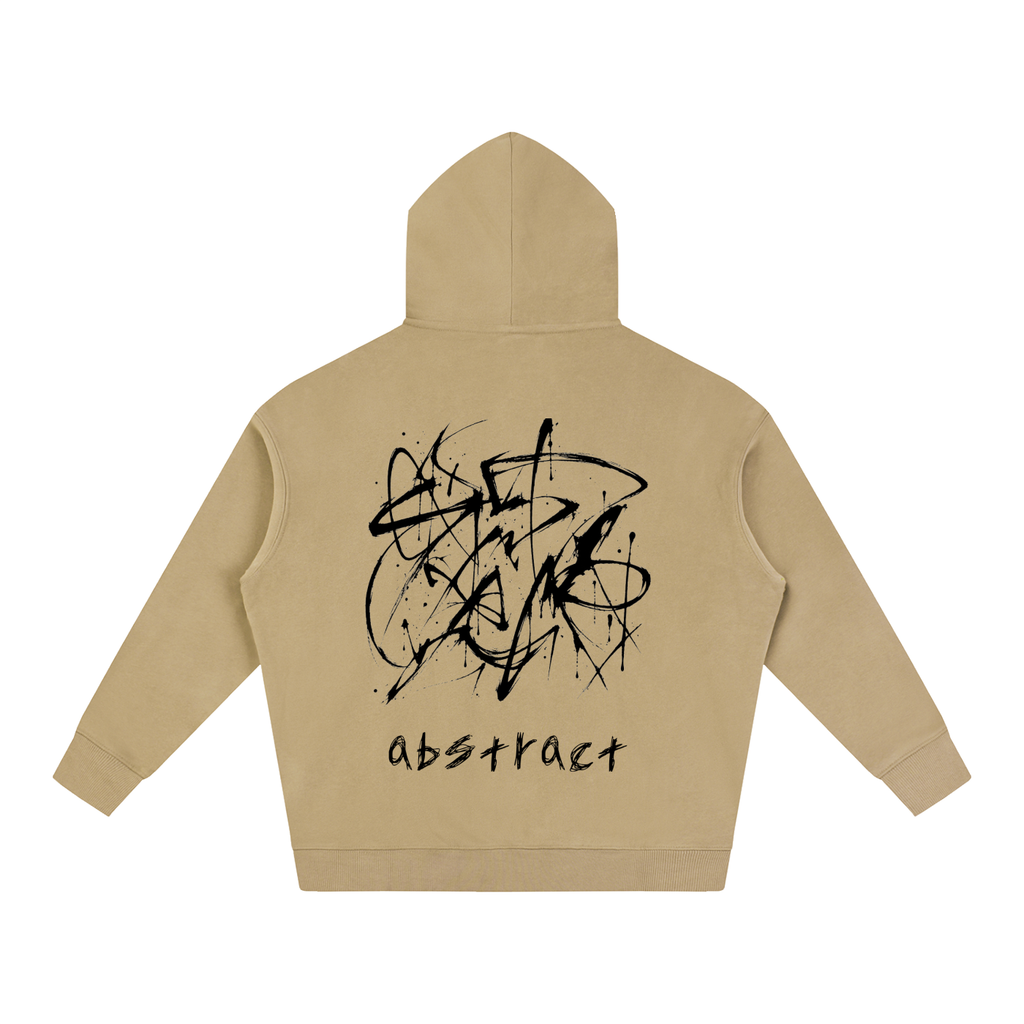 tranquillity. abstract hoodie
